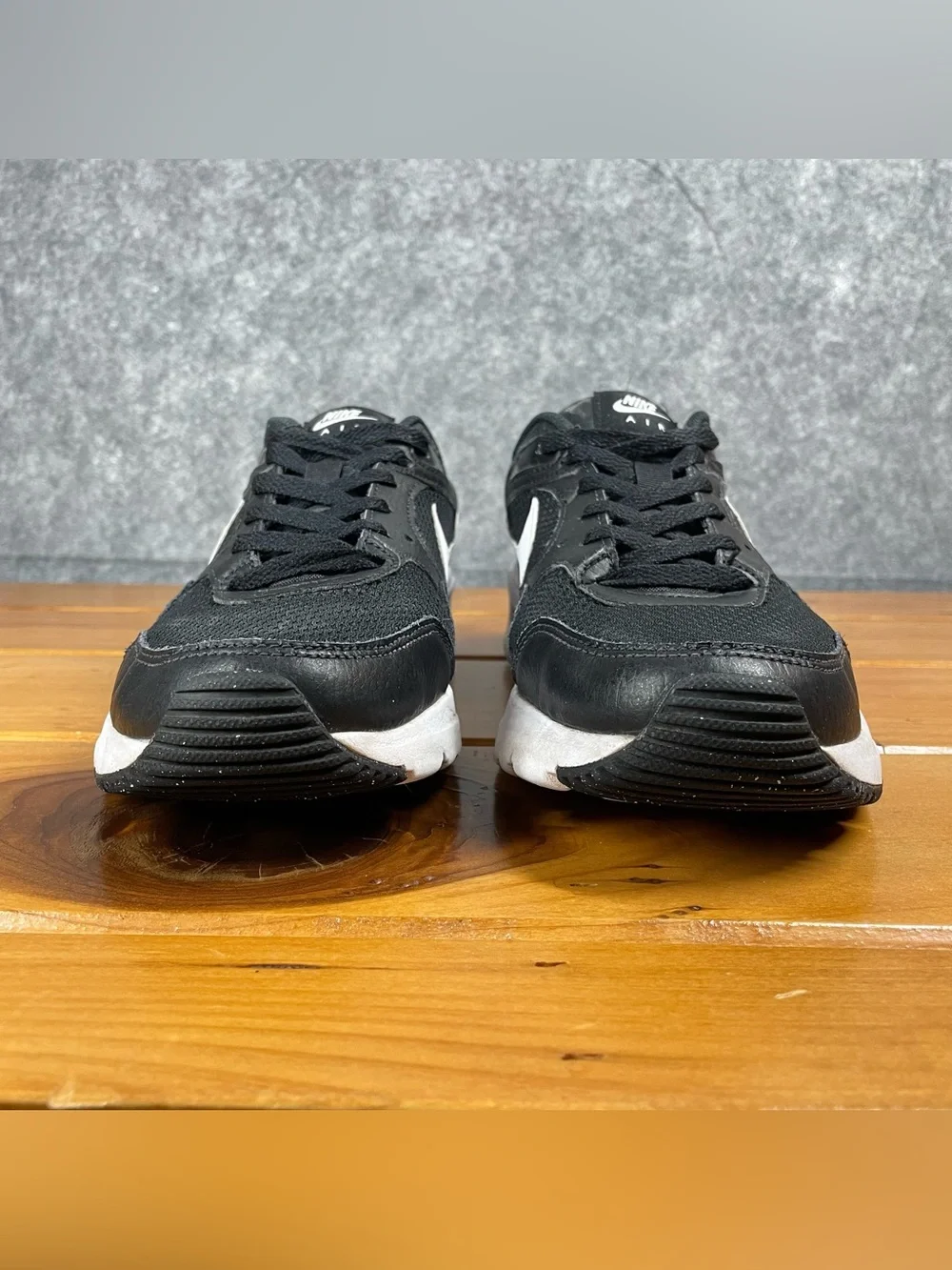 Nike Air Max SC Mens Size 8 Black White Low Top Running Walking Shoes CW4555-002
